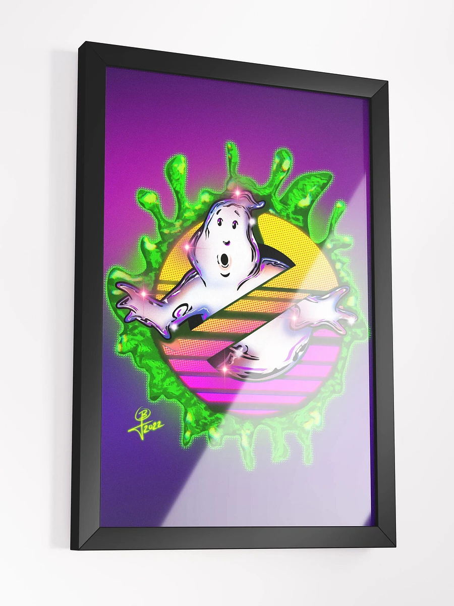 Ghostbusters vs Synthwave Framed Art product image (3)