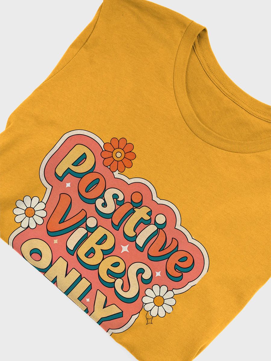 Retro Positive Vibes Only T-Shirt product image (41)
