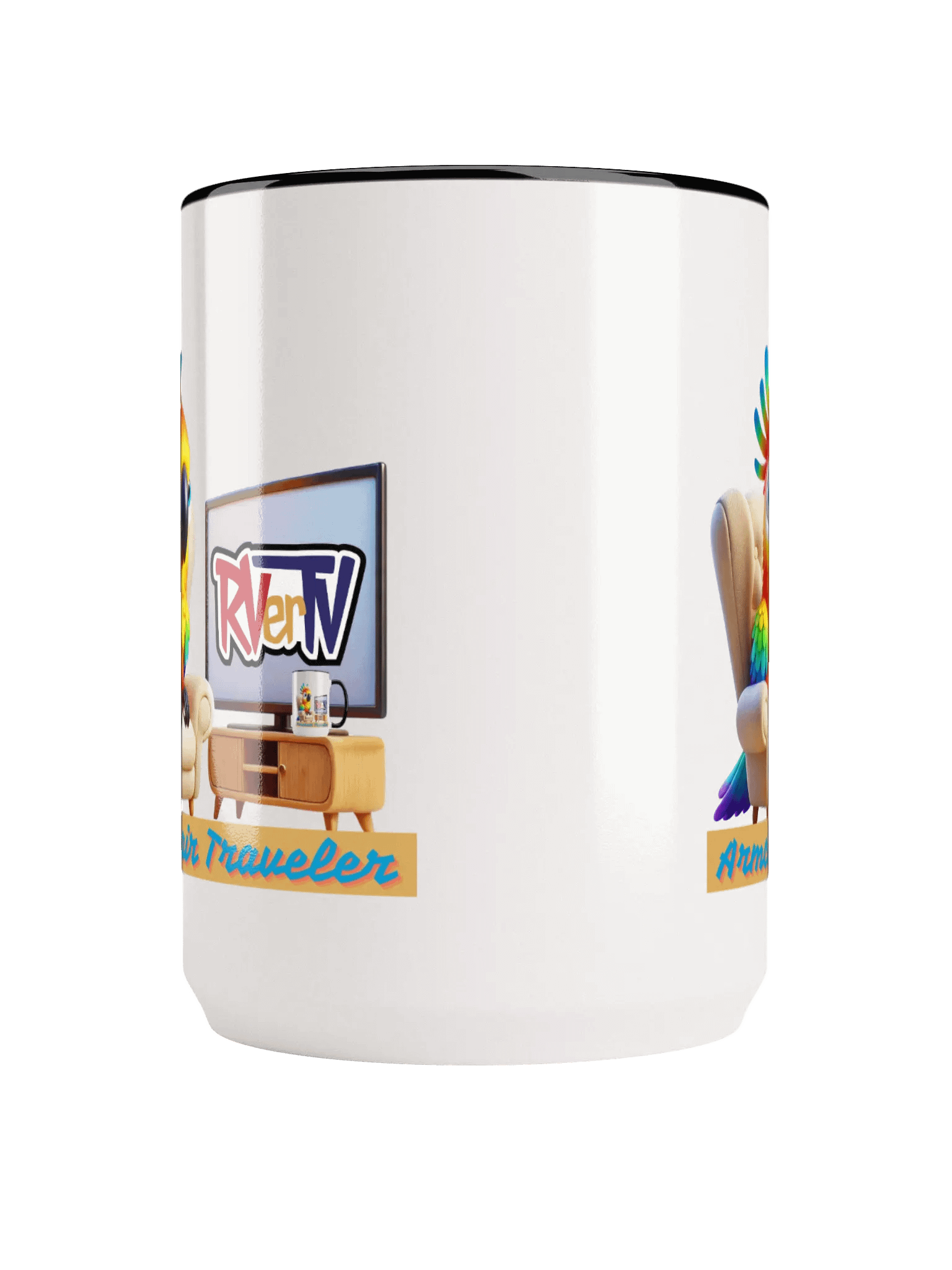 Armchair Traveler Bird - Coffee Mug product image (6)