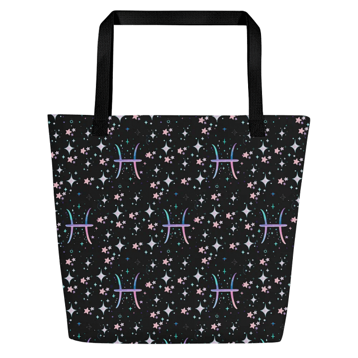 Pisces, Pastel Pisces Glyph, Tote product image (1)