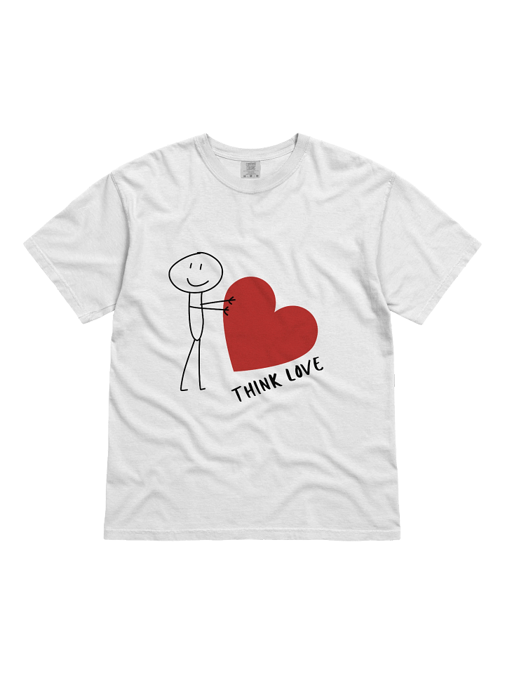 Think Love Heavyweight T-Shirt product image (105)