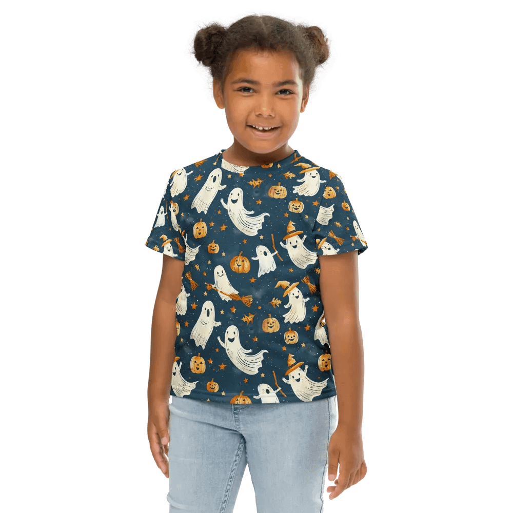 Cute Ghost Halloween T-shirt product image (12)