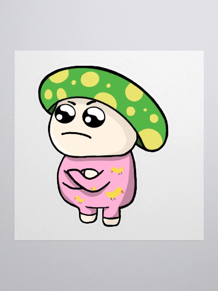 Mush Angy Sticker product image (1)
