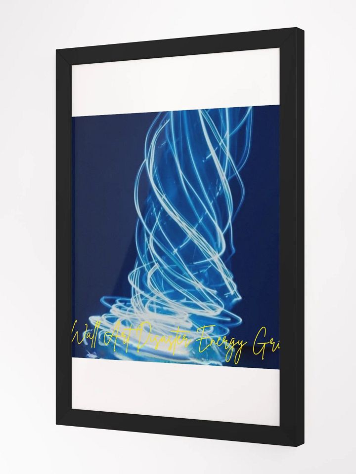 Disaster Energy Greed Framed High-Quality Matte Poster (in) product image (2)