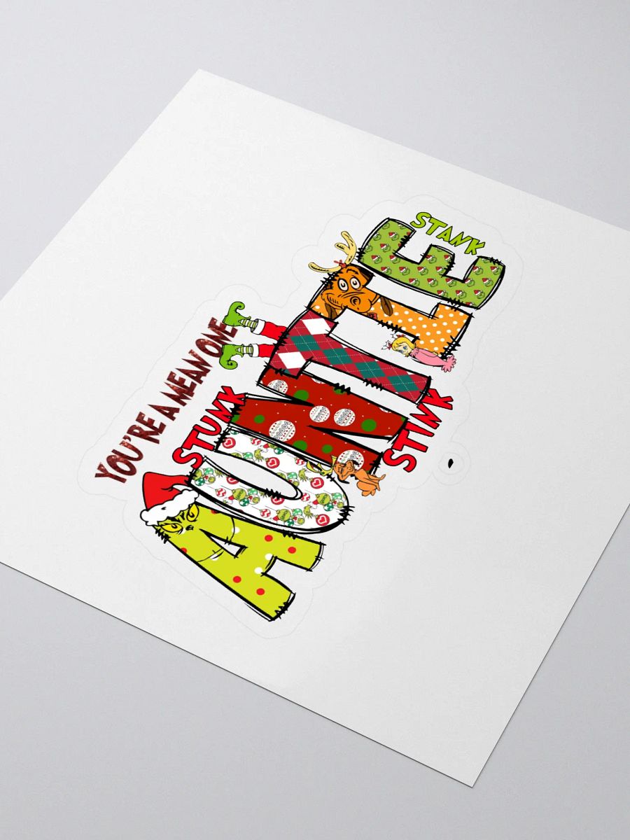 Festive Auntie Kiss Cut Stickers product image (3)