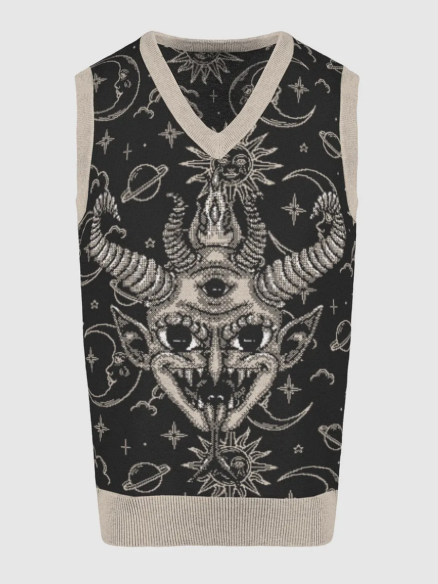 Oni Goblin Knit Vest - Celestial Style & Fierce Detail product image (3)