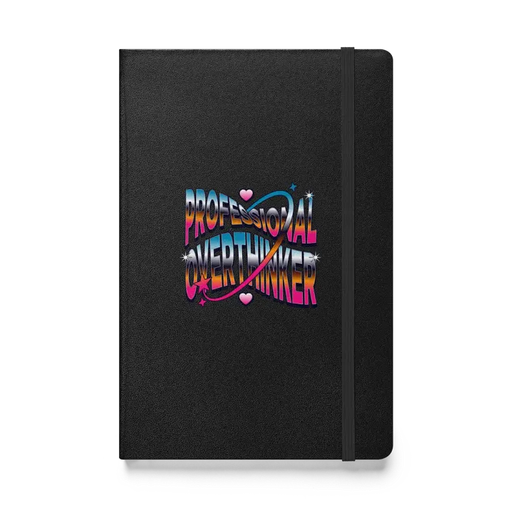 Professional Overthinker Cosmic Hardcover Journal product image (1)