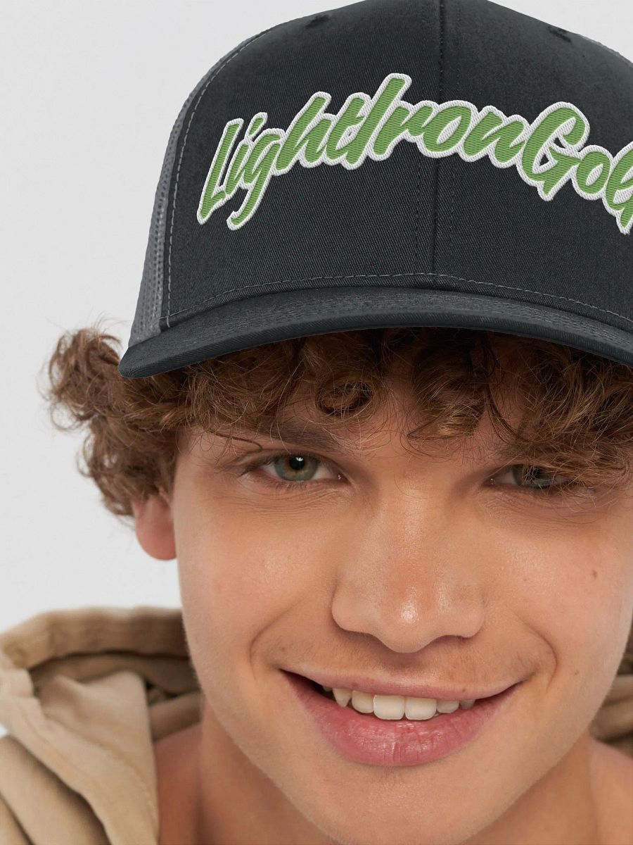 Light Iron Golf Snap Back Hat product image (8)
