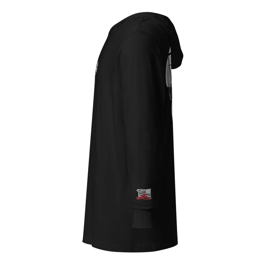 Three blade prop triangle Athena tug Sketch Hooded Tee product image (7)