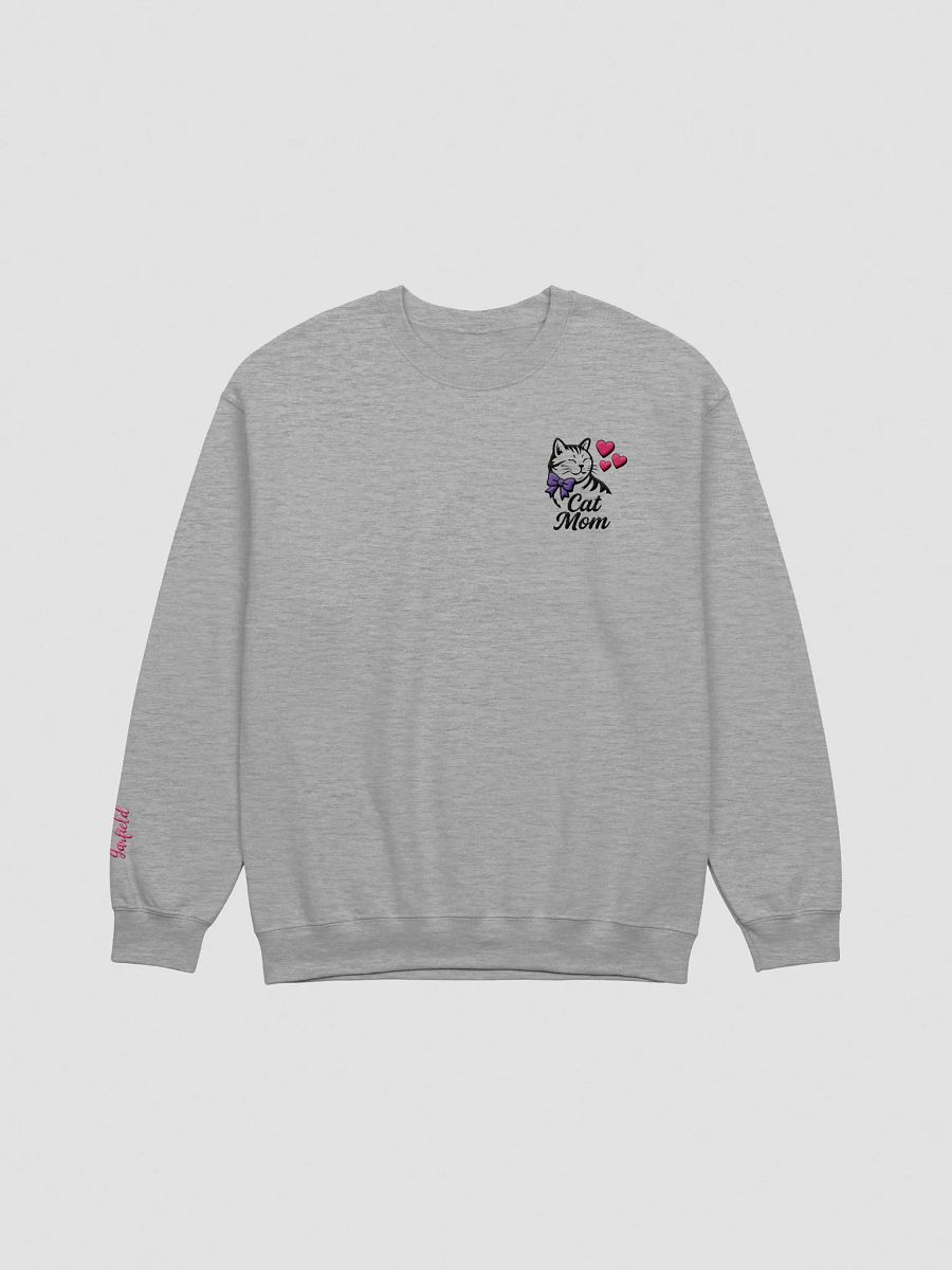 CAT MOM / SWEATSHIRT WITH PERSONALIZED NAME / EMBROIDERED product image (2)