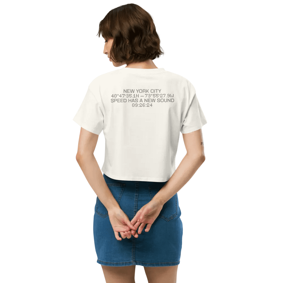 ATHLOS Crop Tee - Ecru product image (11)
