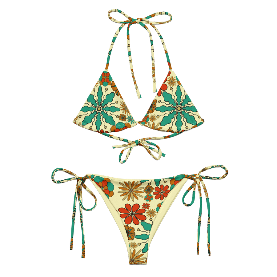 Retro Floral Harmony Bikini Set product image (10)