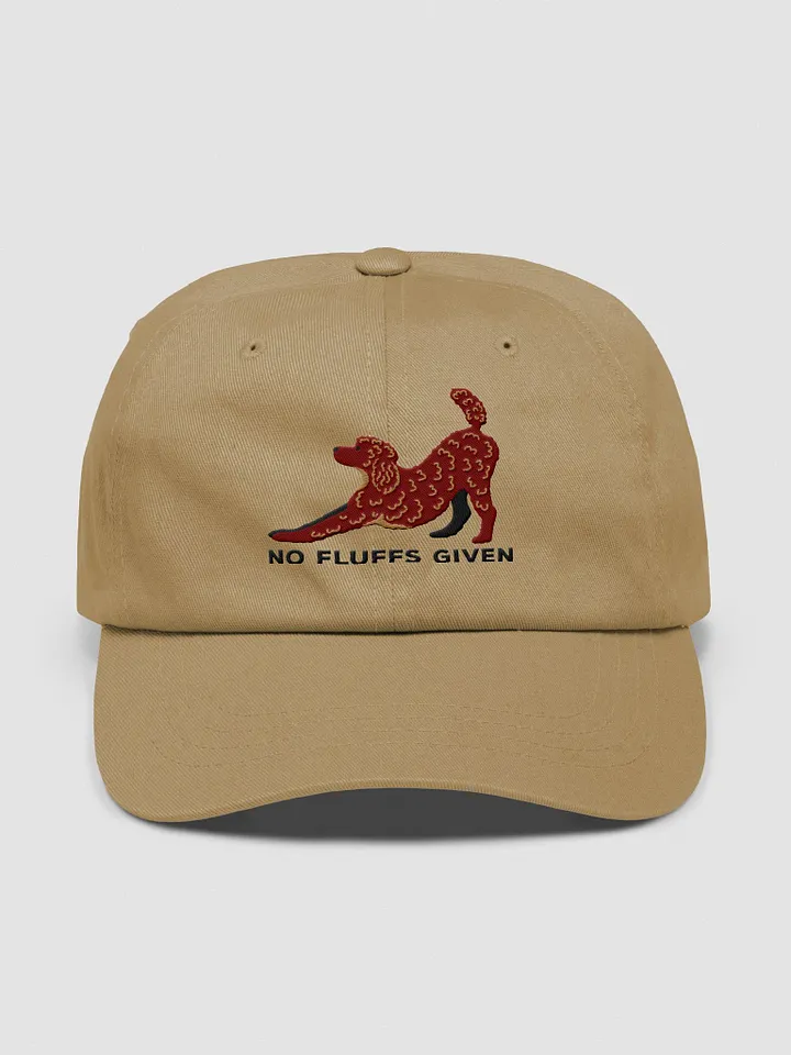 No Fluffs Given Classic Dad Hat(Embroidered) of a Poodle(Chocolate) product image (1)