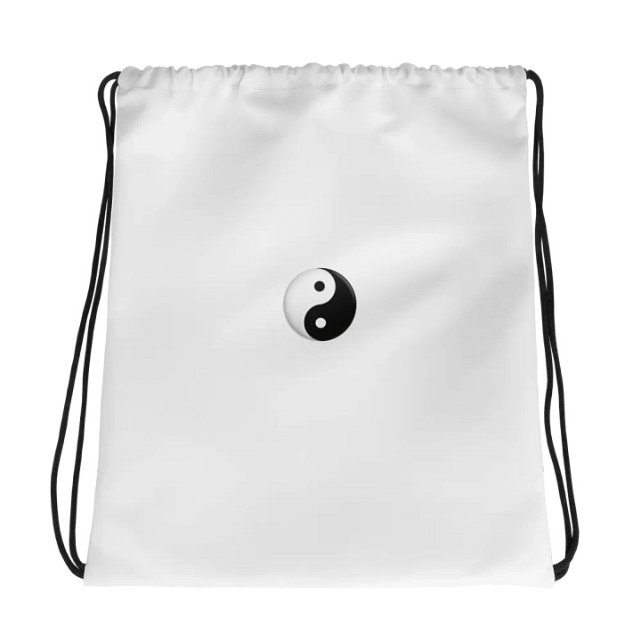 Yin-Yang Harmony Drawstring Bag product image (1)