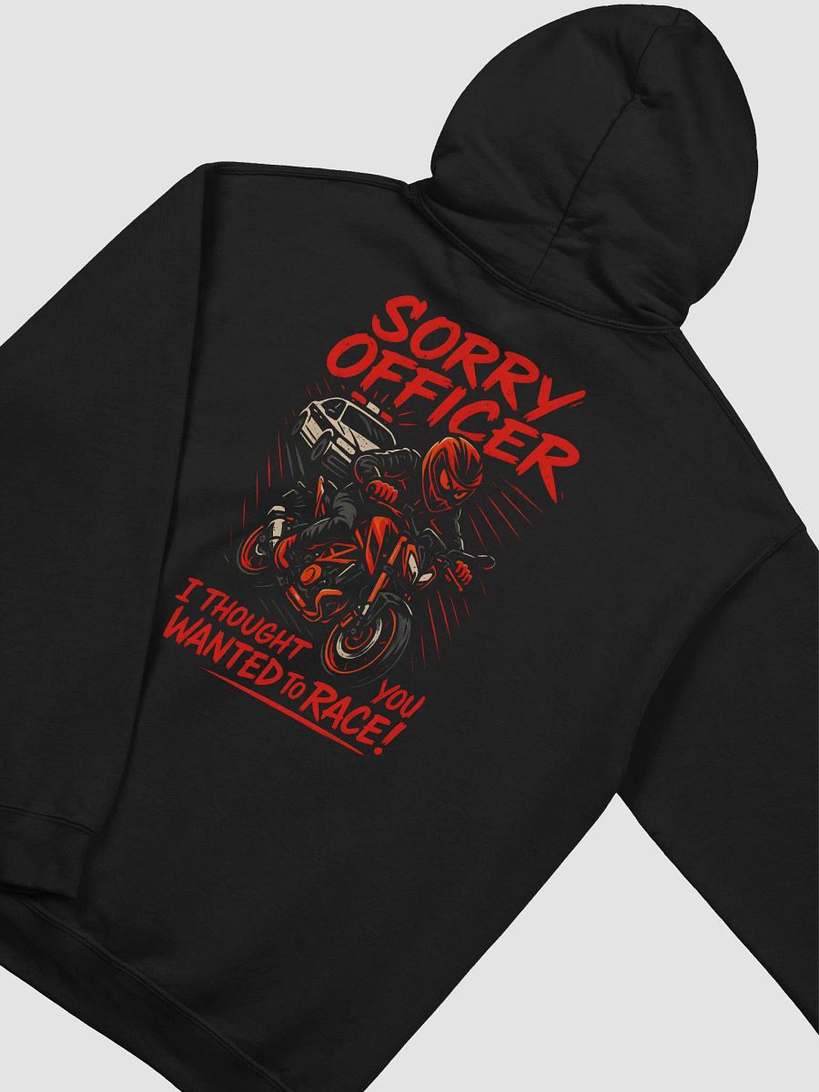 Sorry Officer Back Design Hoodie product image (3)