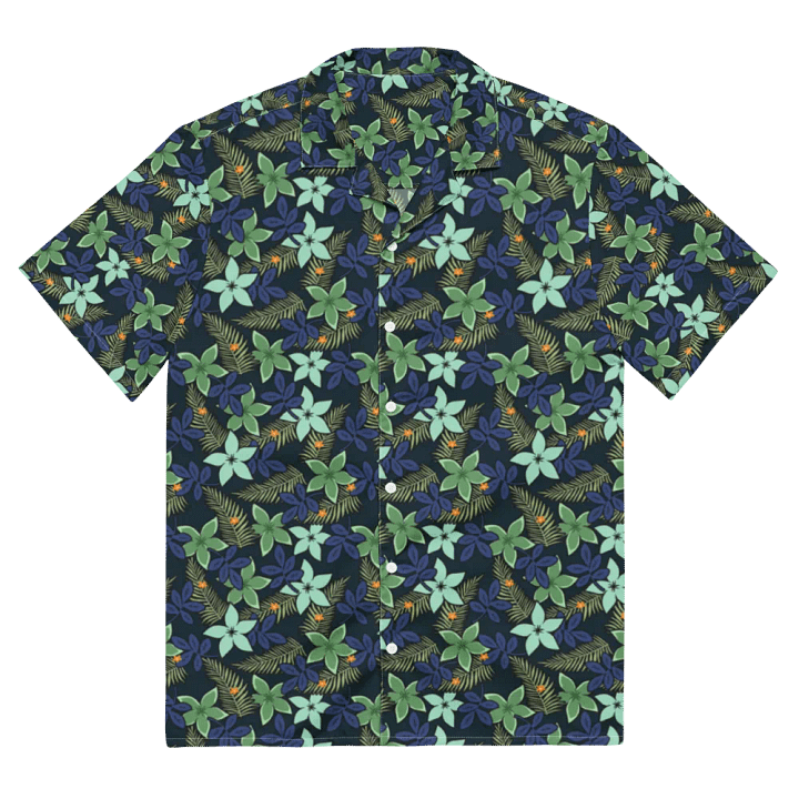 Midnight Tropical Floral Hawaiian Shirt product image (2)