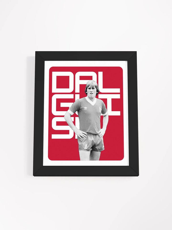 Kenny Dalglish BW Liverpool Name Art Framed Print product image (2)