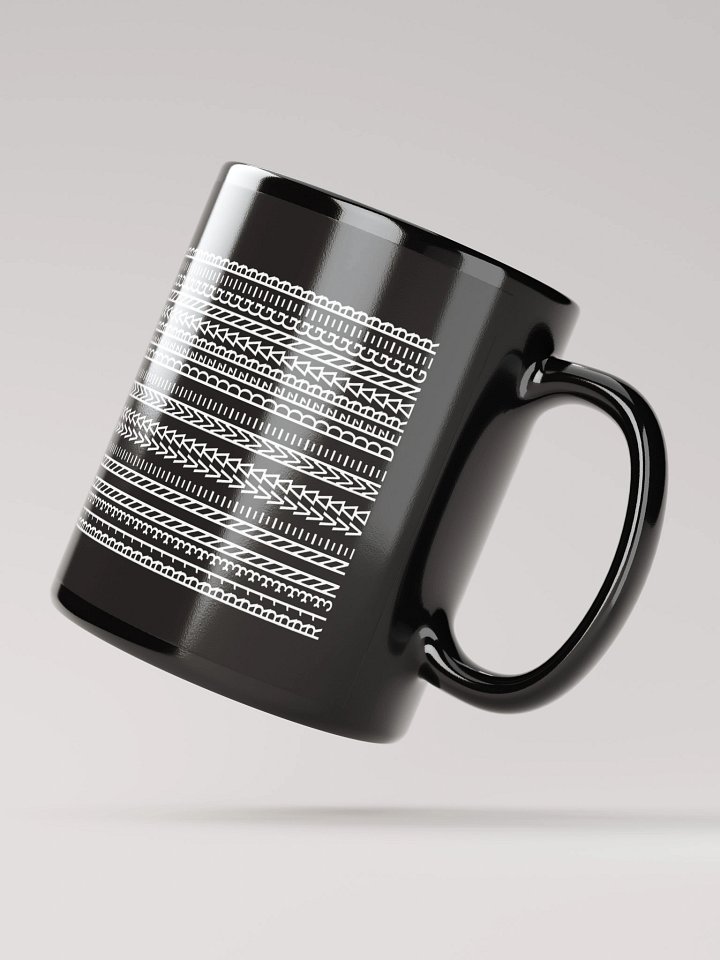 Mug Noir Codé Zen Blanc - Rien ne Va me Déranger - Cadeau élégant product image (2)