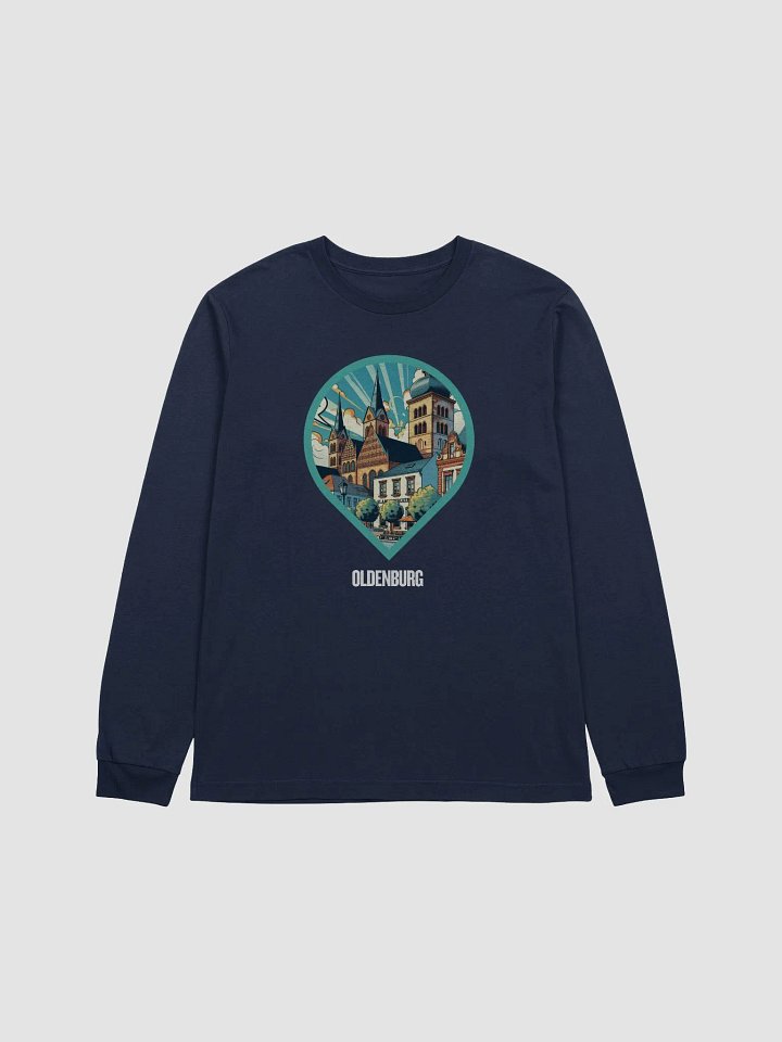 Bella+Canvas Supersoft Long Sleeve T-Shirt | AI Design Oldenburg city product image (2)