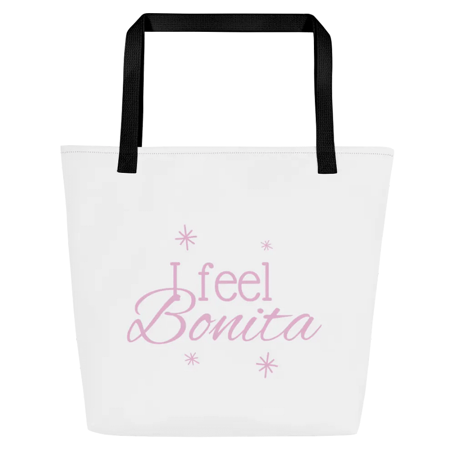 "I feel bonita" Tote bag with pocket product image (1)