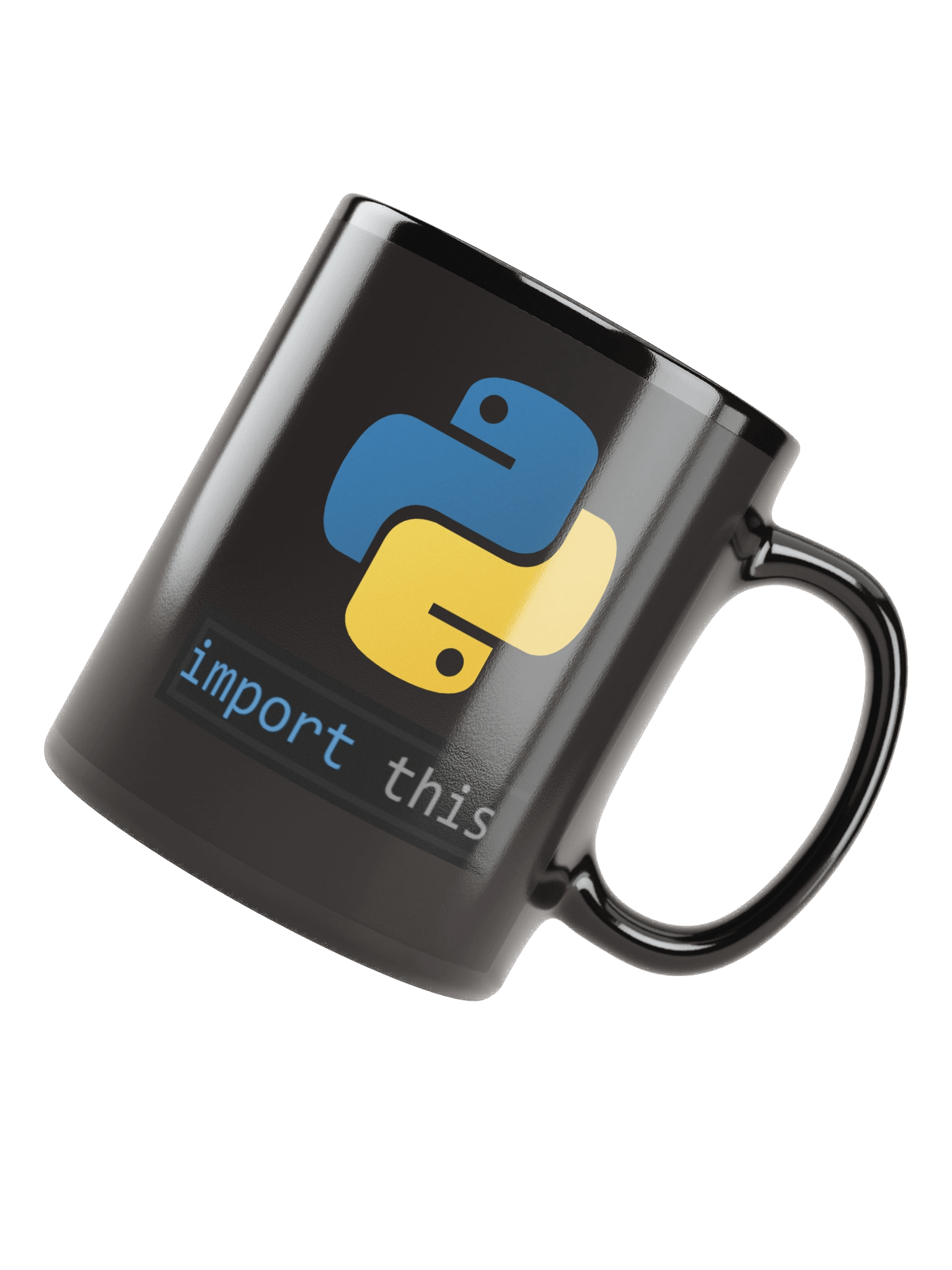 Pythonic Wisdom Black Mug product image (5)