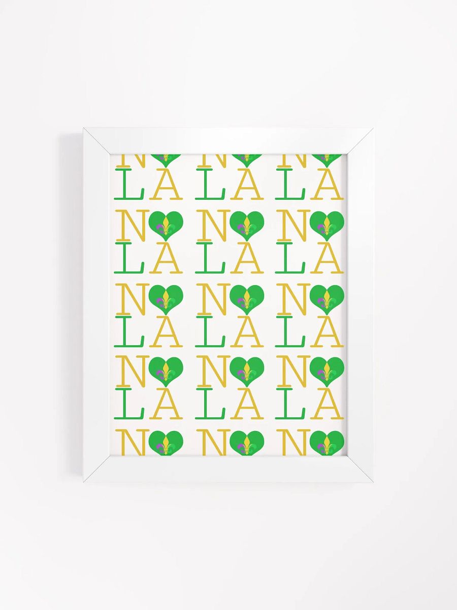 I LOVE NOLA **LEGACY POSTER** (MARDI GRAS 2 INFINITY WALL) product image (133)