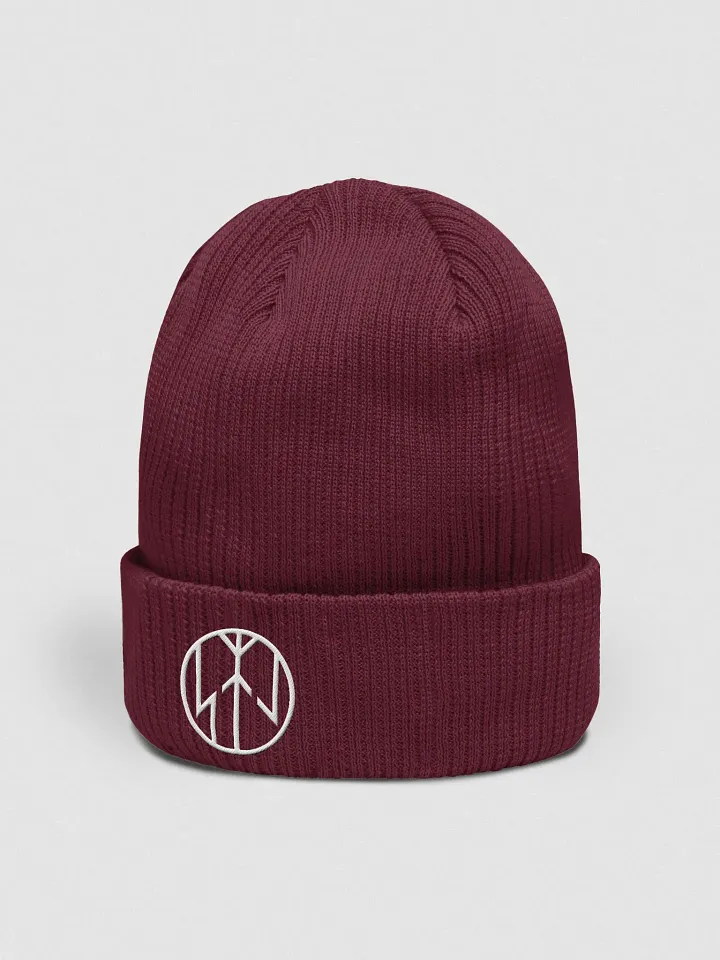 STJ runic logo organic beanie product image (6)