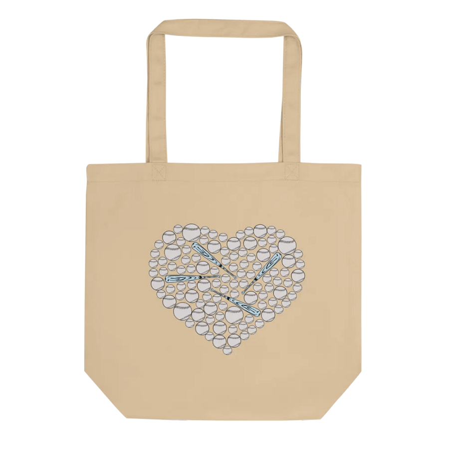 Pure Heart Baseball Love Tote Bag product image (1)