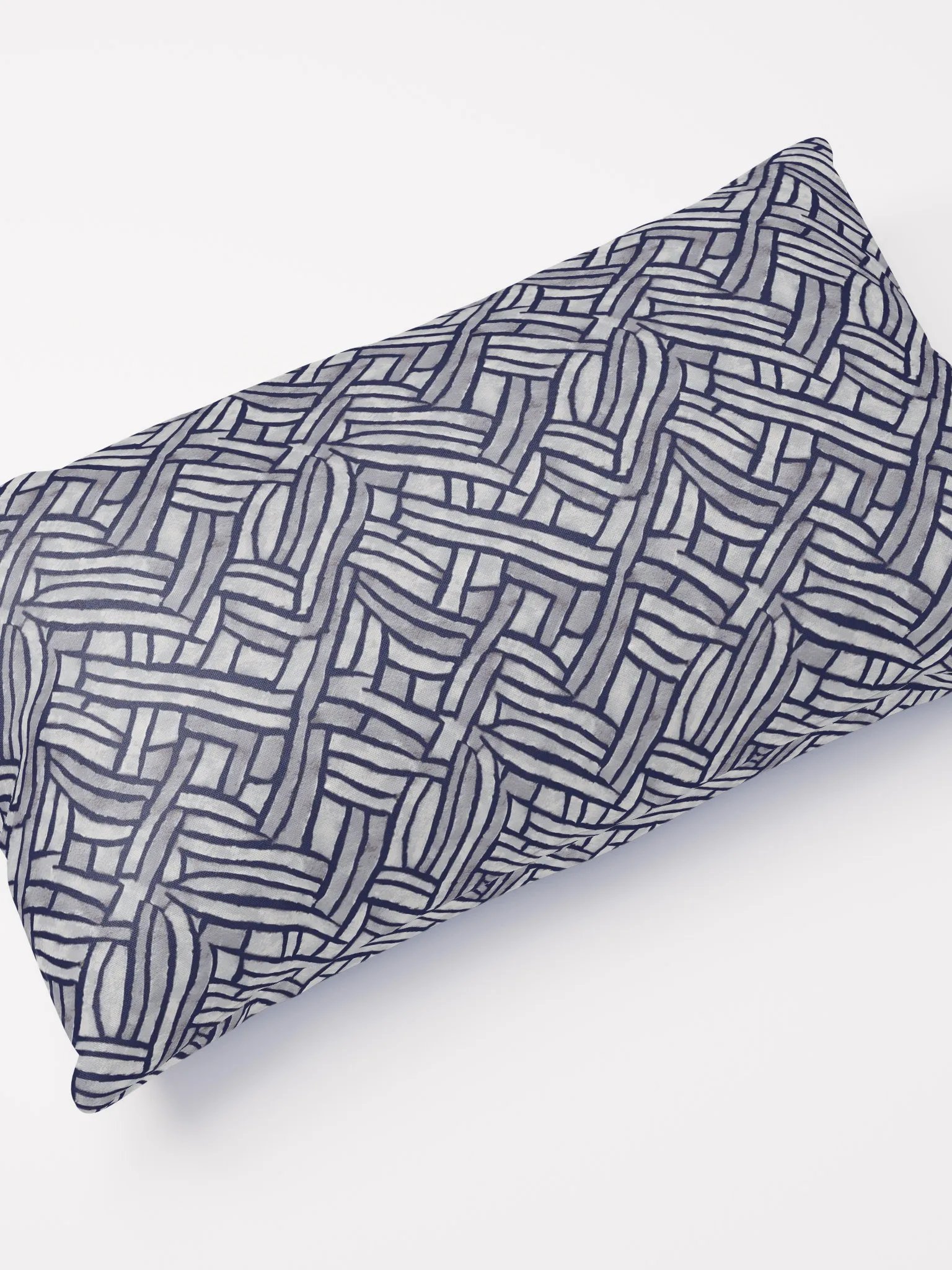 Grey Rectangles Pillow product image (11)