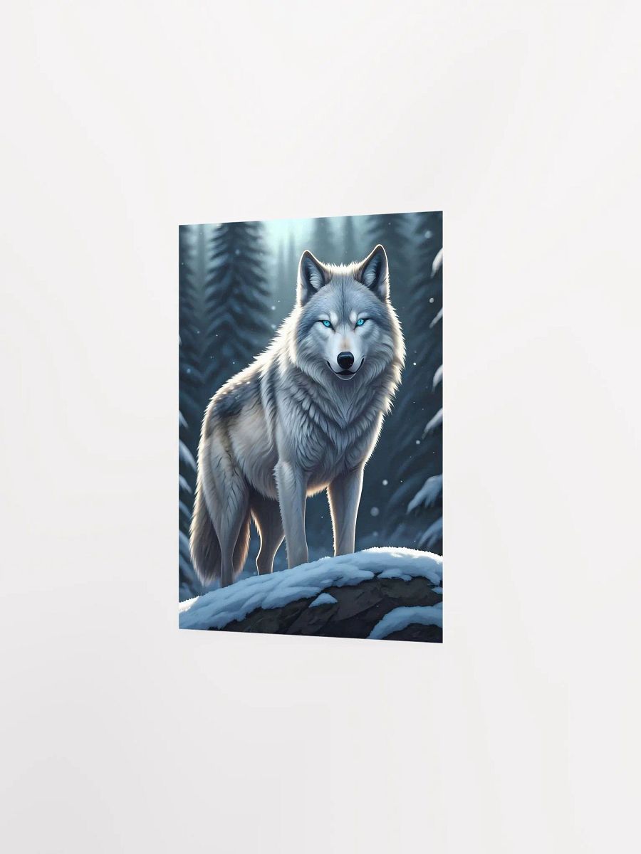 Winter's Watcher - The Wolf Poster product image (2)