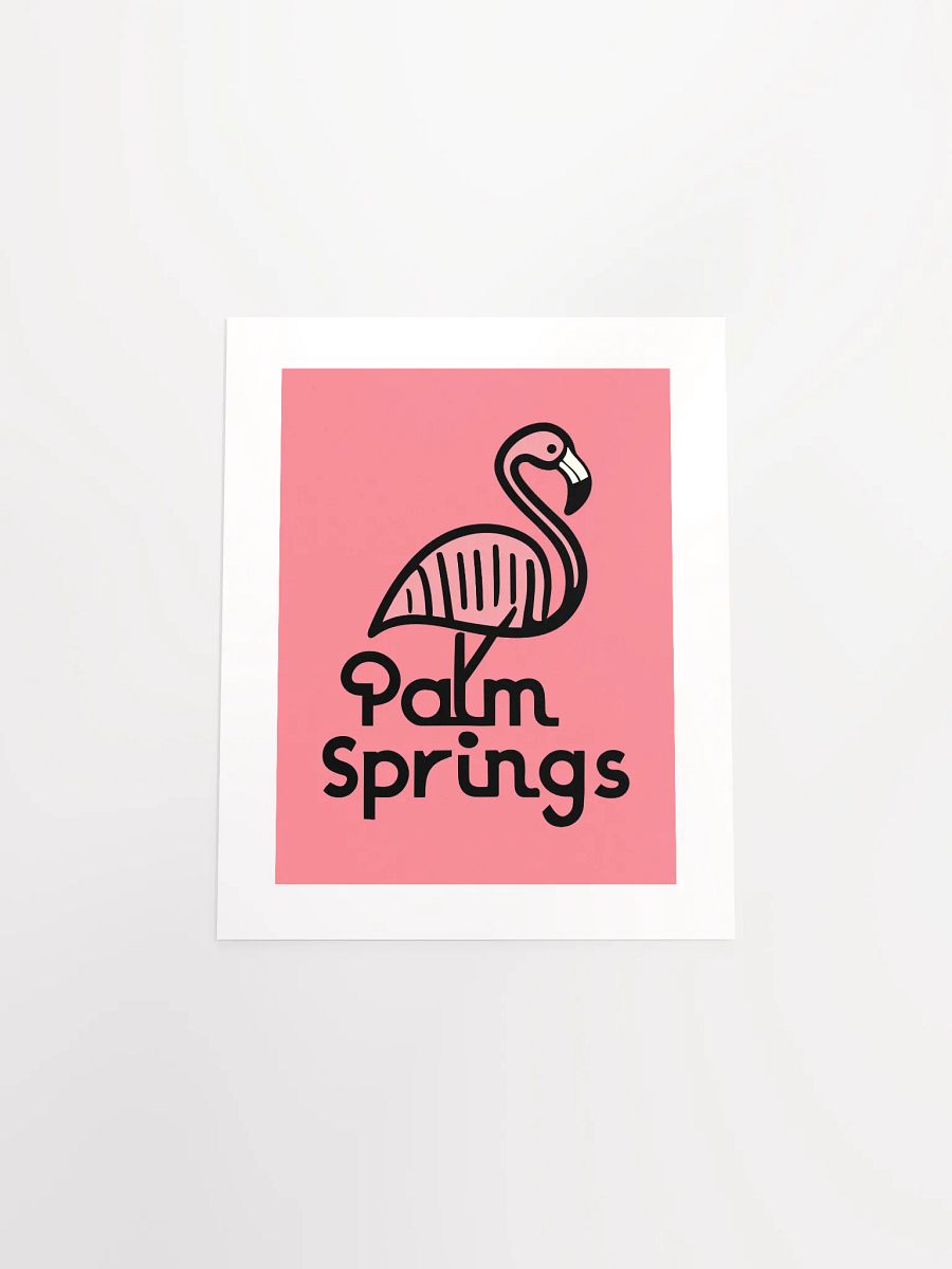 Palm Springs Pink Flamingo - Print product image (10)