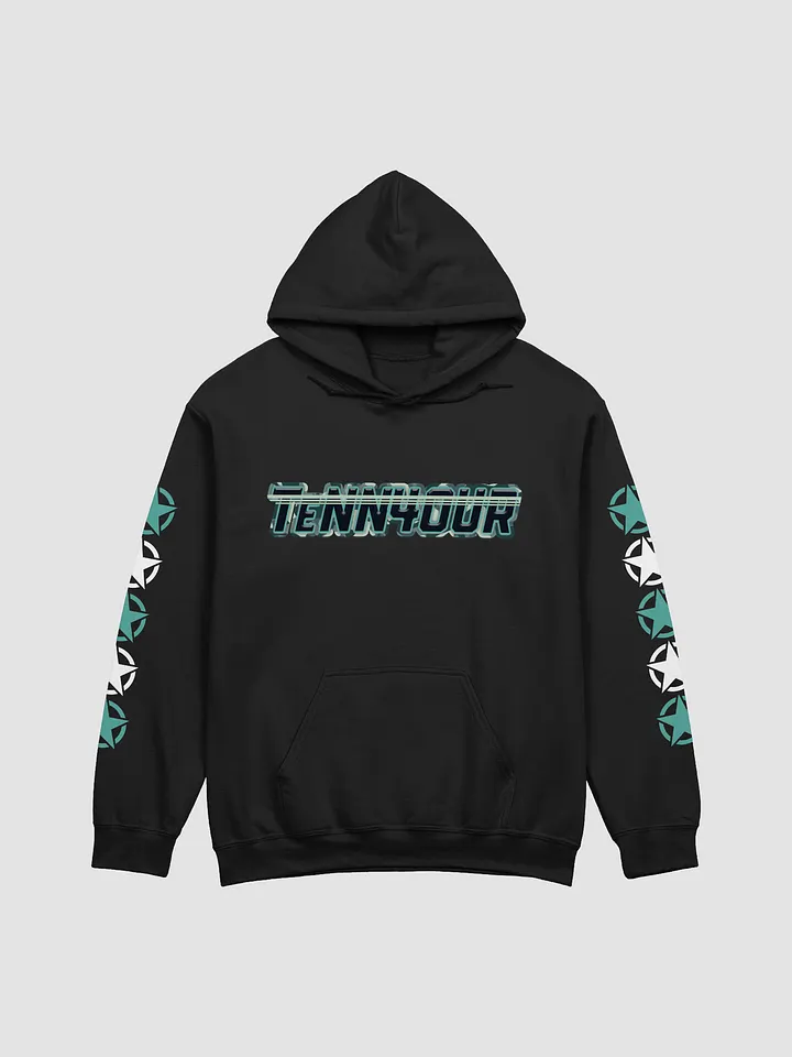 #TeNN4OURARMY Hoodie-Teal & White product image (1)