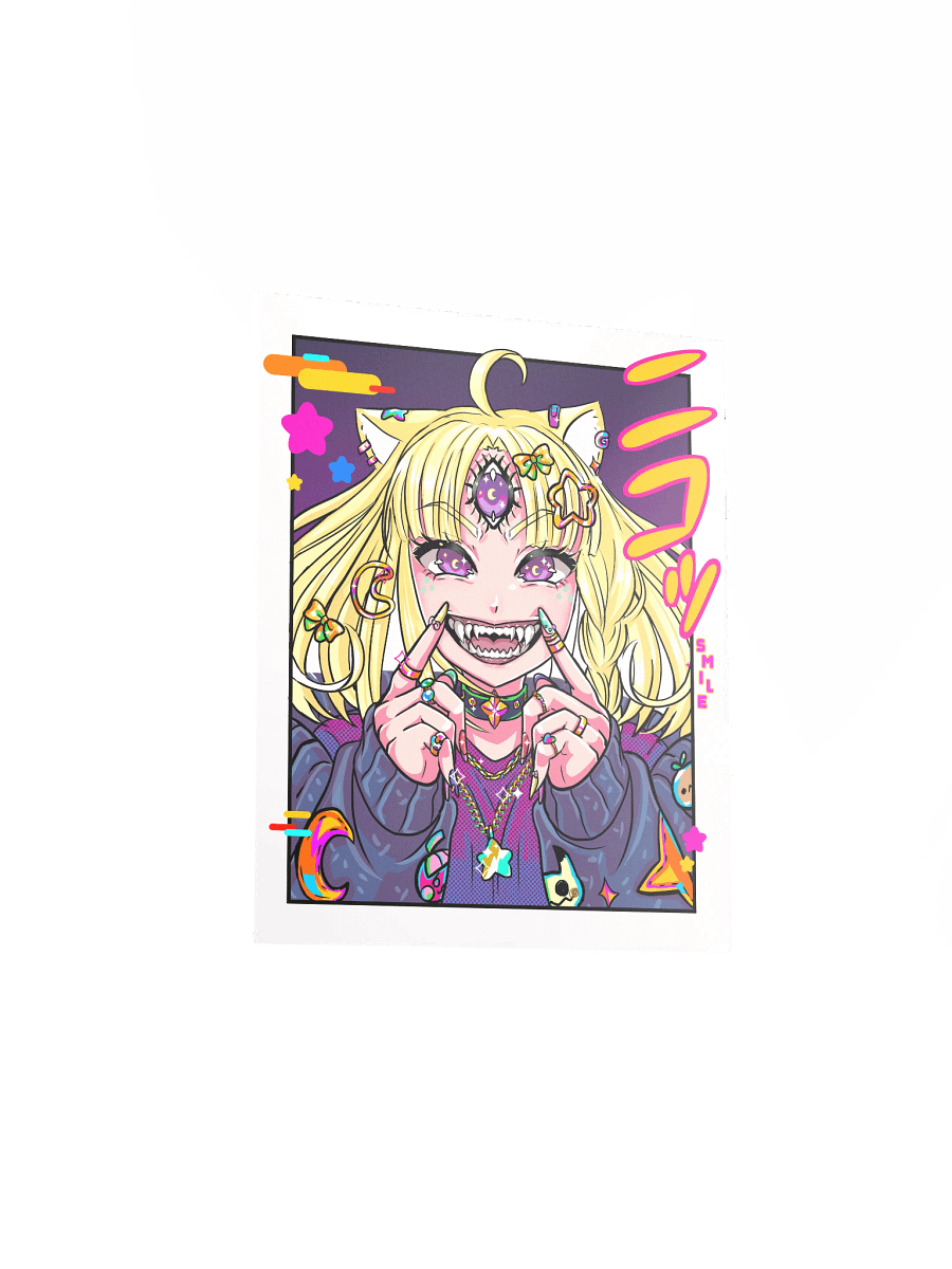 smile art print product image (3)