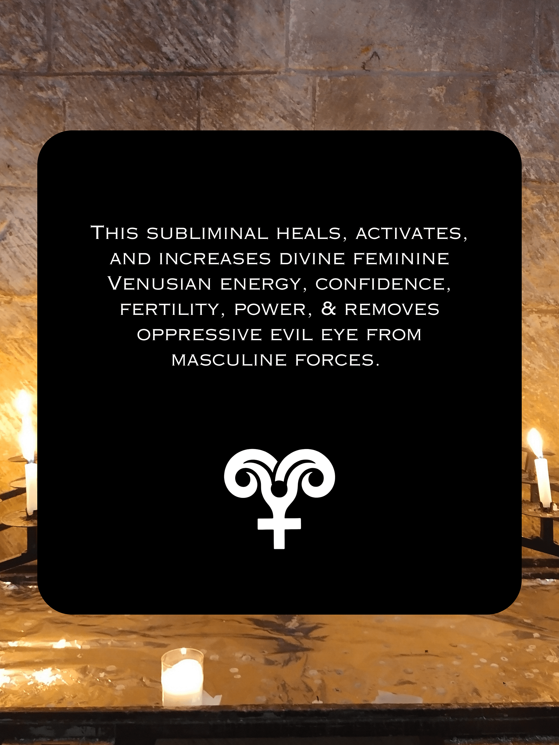 SIREN Divine Feminine Energy Healing & Activation Subliminal, BLOCK Toxic Masculine Energy & Evil Eye. MP3, 8hrs product image (2)
