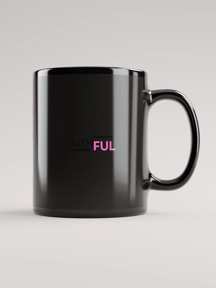 YHFL Black Glossy Mug product image (1)