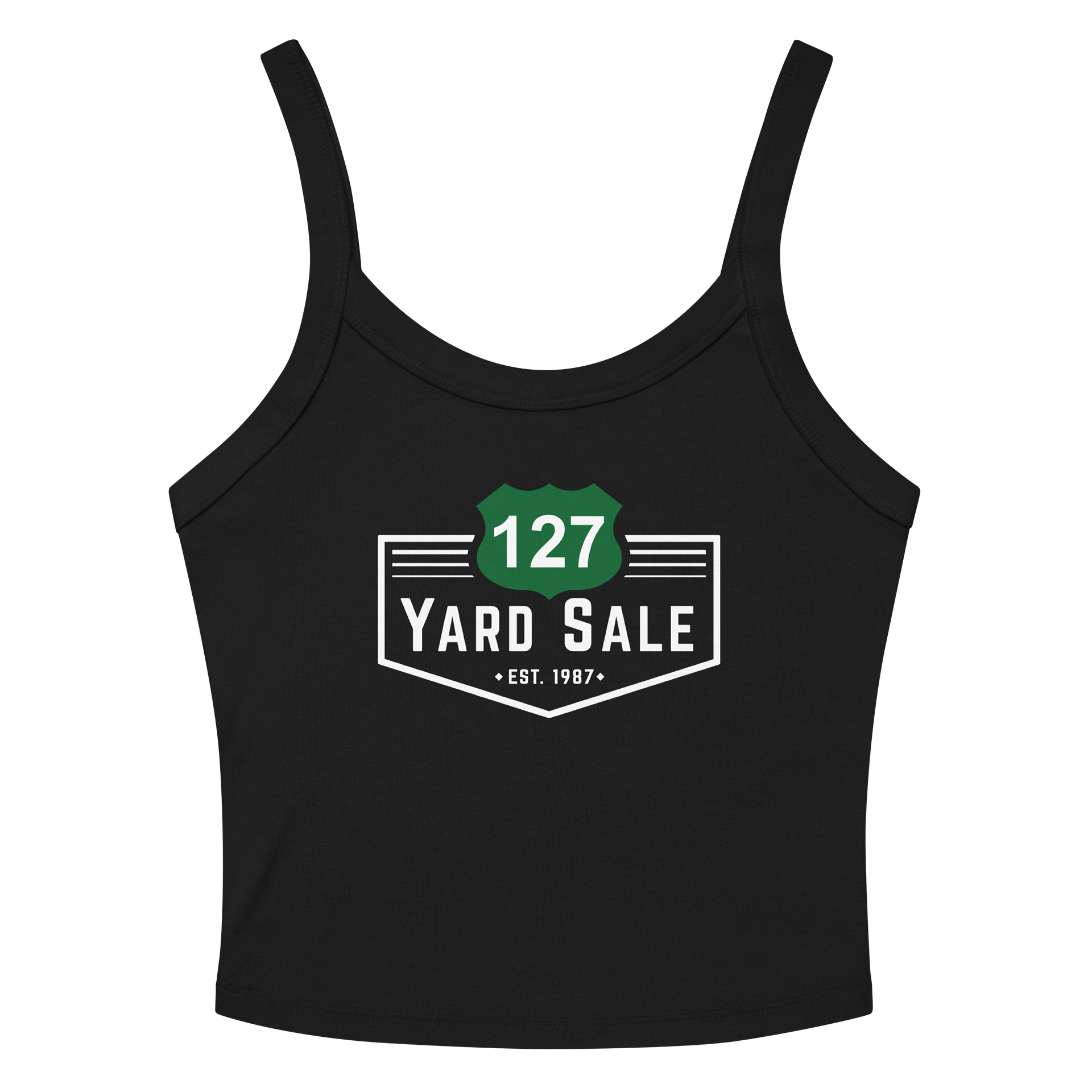 127 Yard Sale (2025) Vintage - Bella+Canvas Women's Micro-Rib Tank Top - Black product image (3)