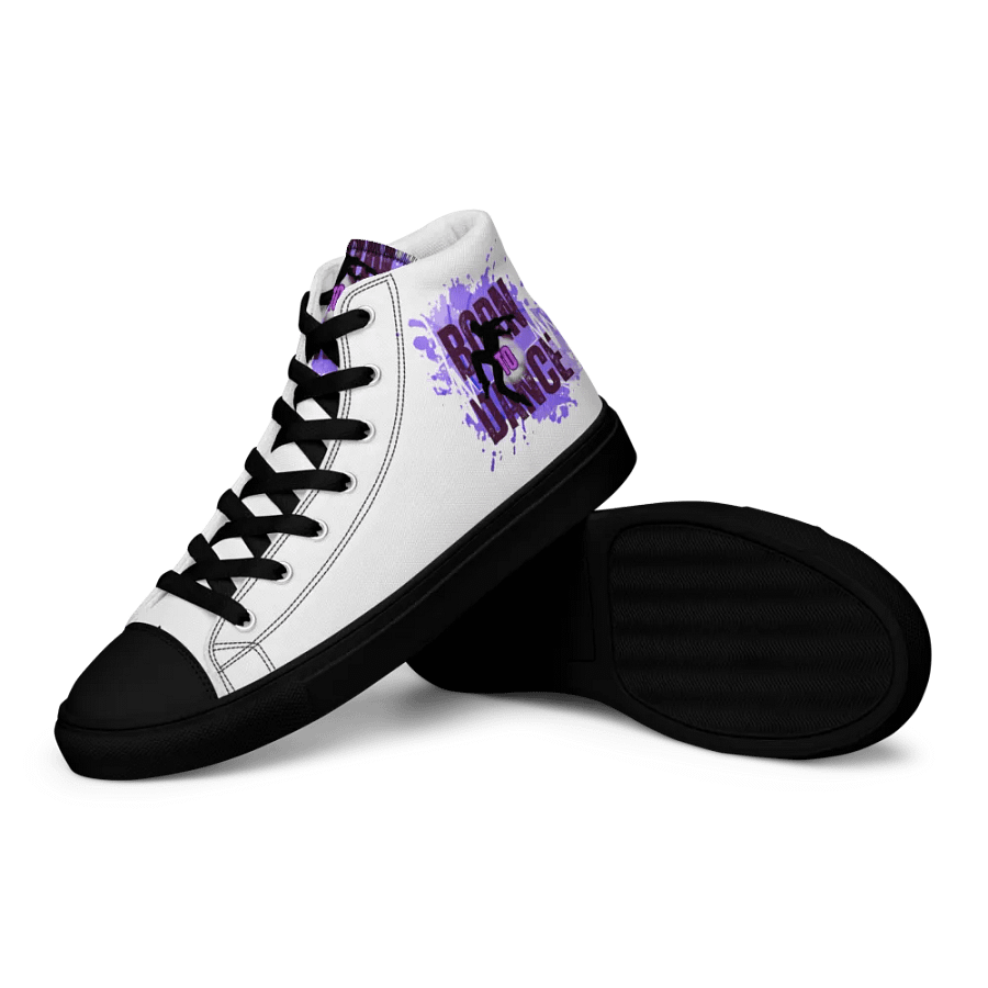 Retro Born to Dance Splash His Silhouette High Tops product image (16)
