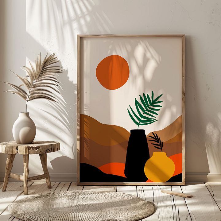 BOHO Scenery Bohemian Art Print product image (2)