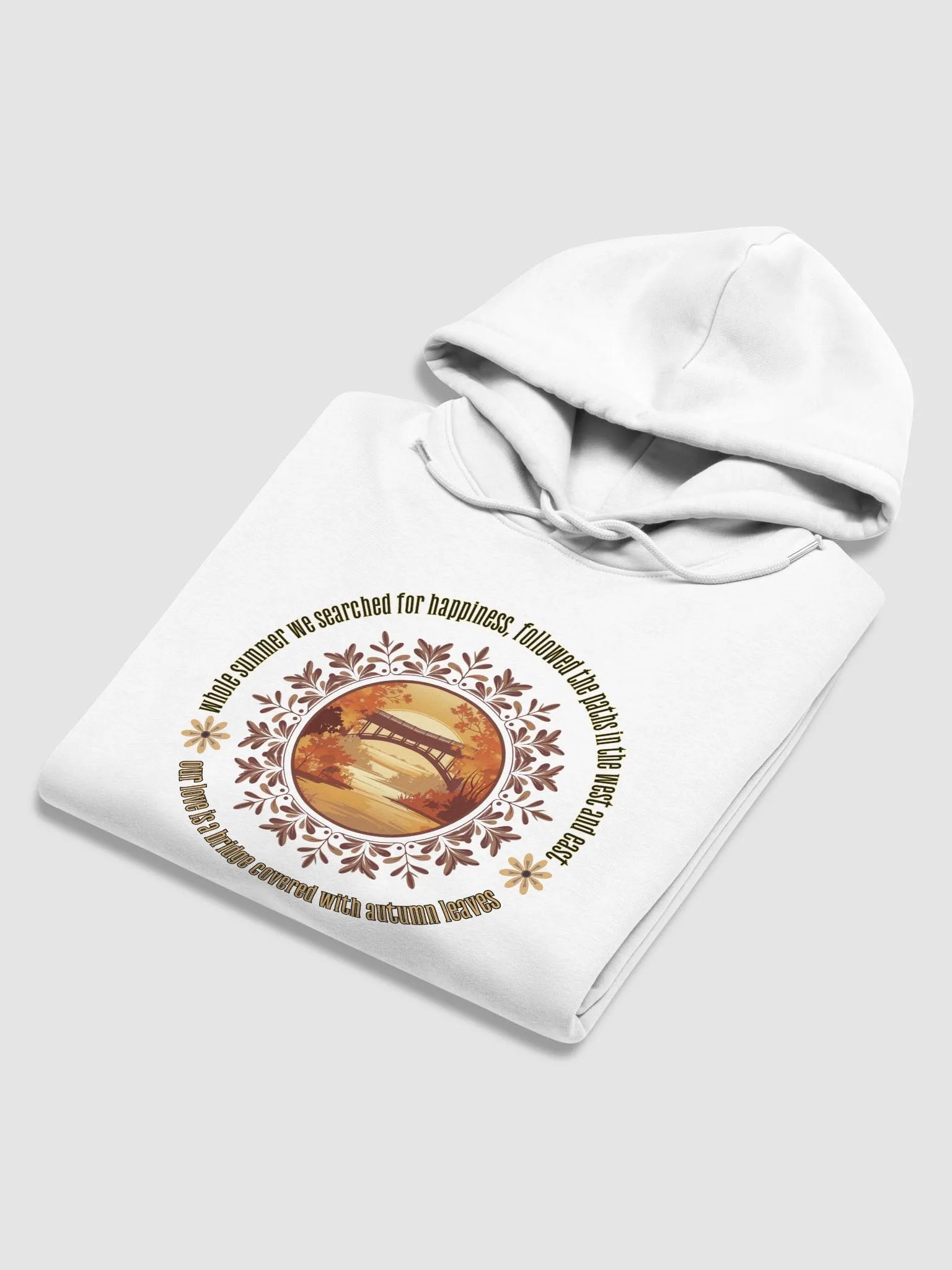 Autumn Love Bridge Eco Hoodie product image (22)