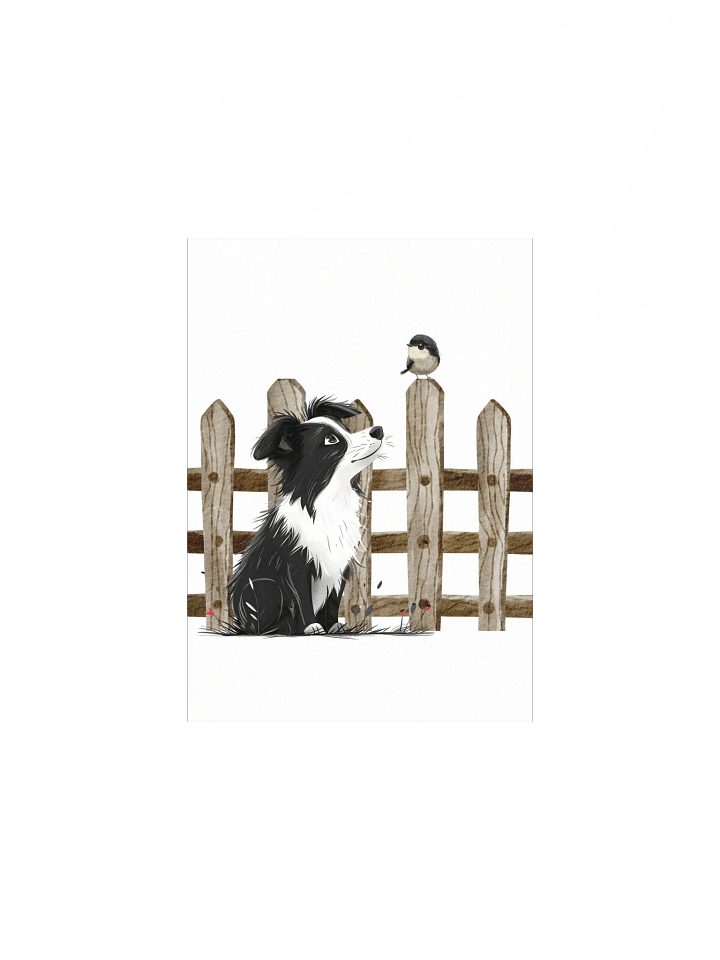 Herding Collie Dog and Best Friend, Farm Themed Nursery product image (4)