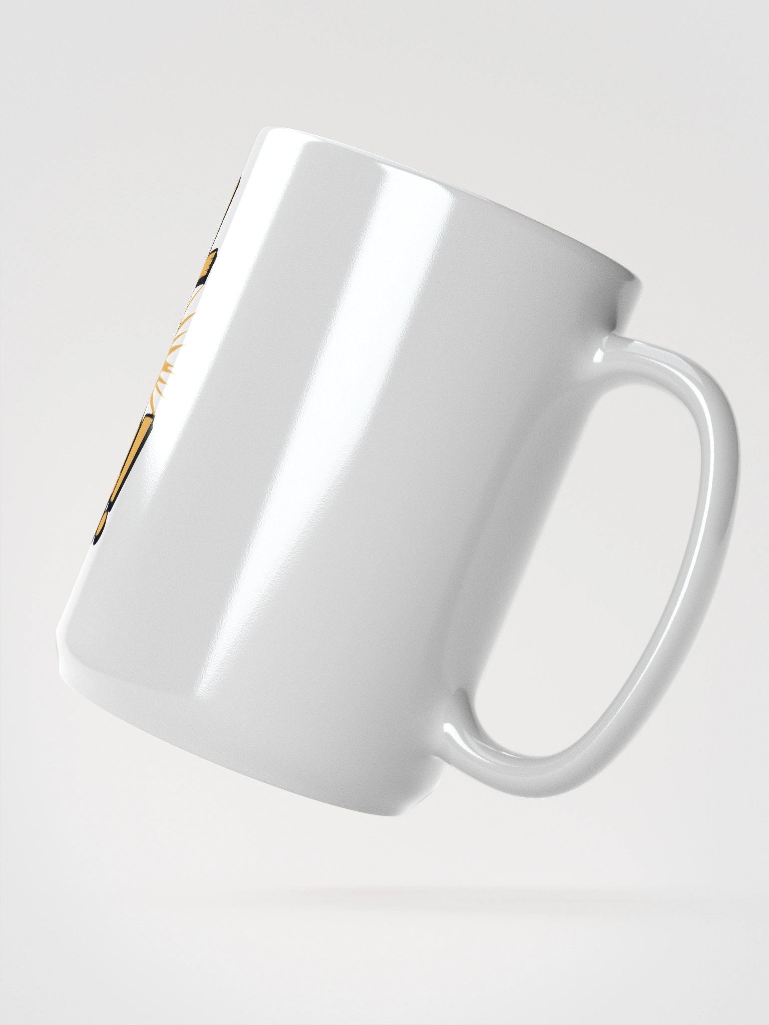 Howl Yeah! Siberian Husky White Glossy Mug product image (2)