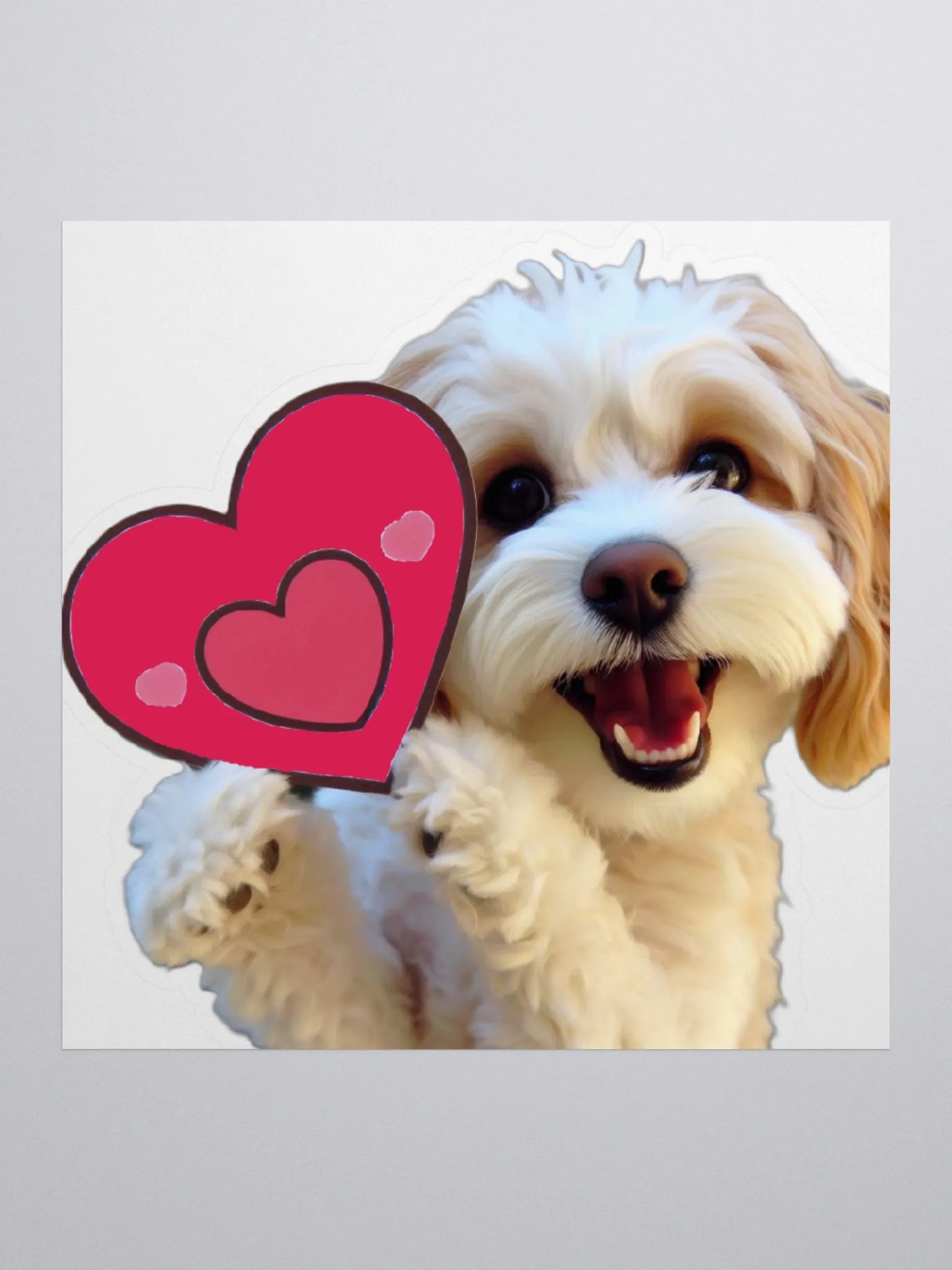 Rocky Heart Sticker product image (1)