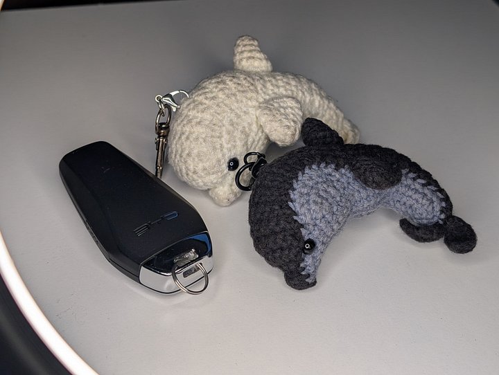 Dolphin Crochet Keychain product image (1)
