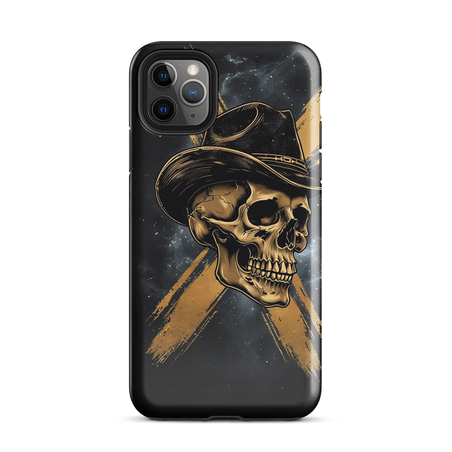 Golden Cowboy Skull Tough iPhone® Case product image (3)