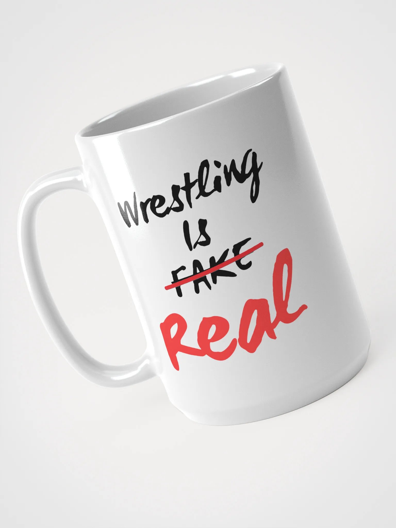Wrestling Is Real Coffee Mug product image (3)