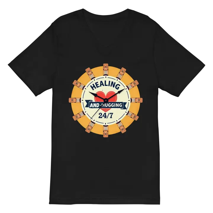 Healing Hearts 24/7 V-Neck Tee product image (3)