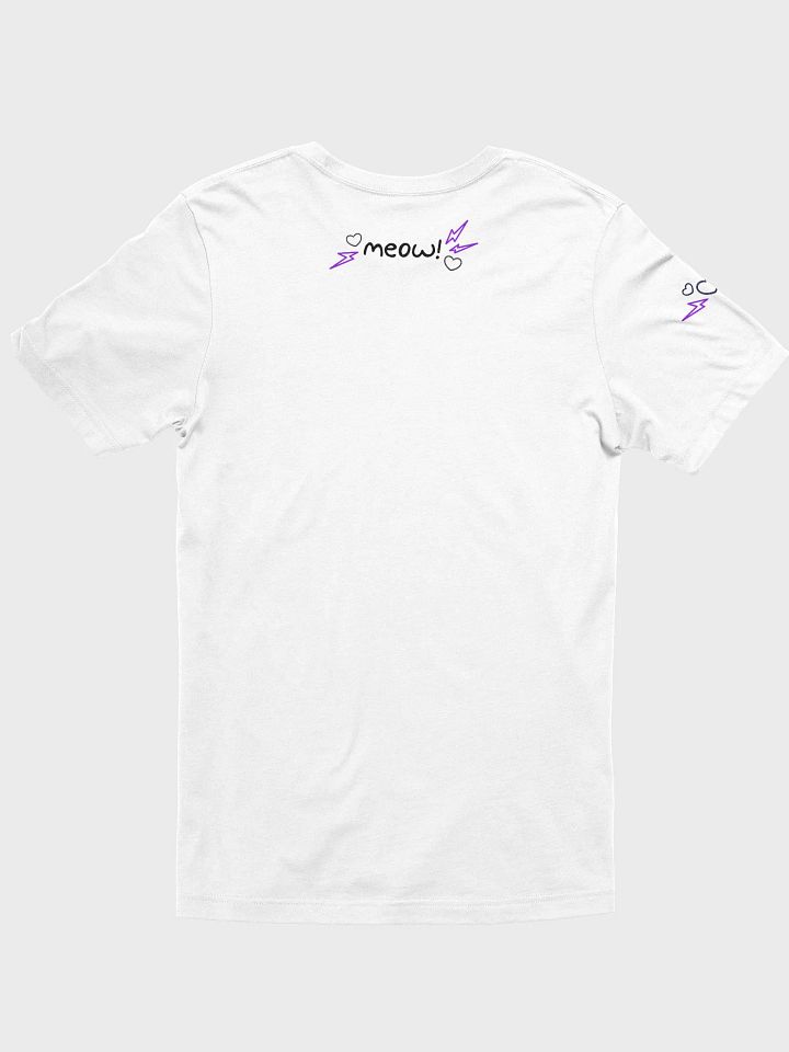 Lovely Digital Meow // T-Shirt - Purple - Light Mode product image (2)