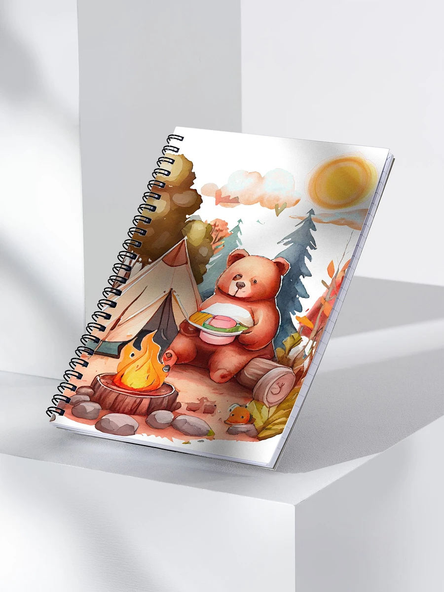 Camping Bear Spiral Notebook product image (3)