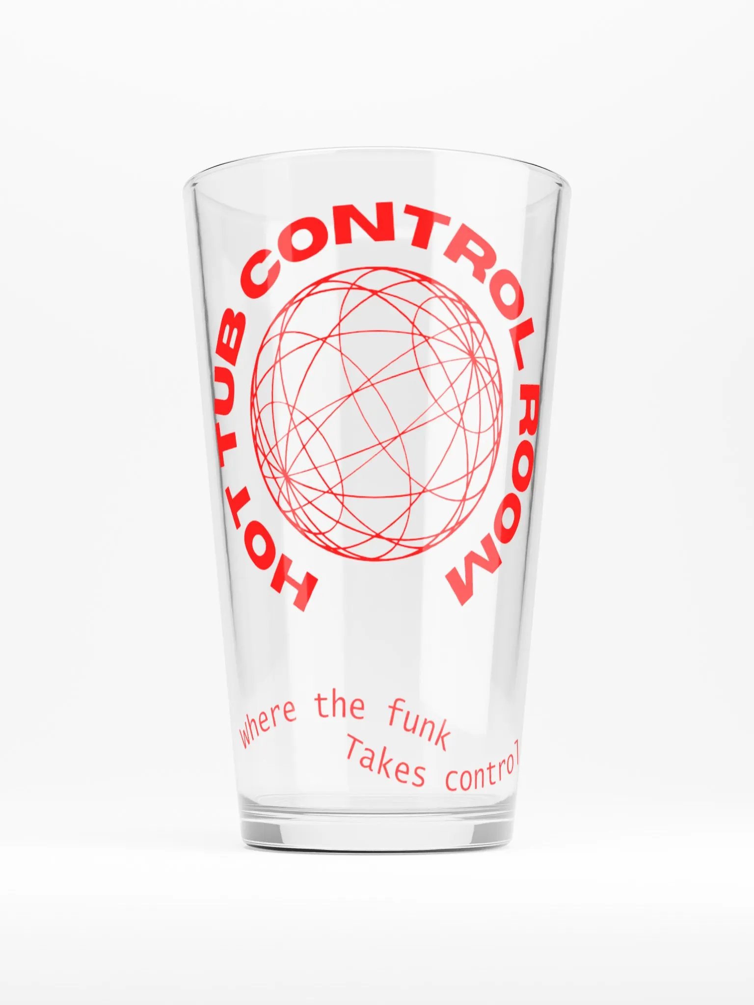 Pint glass logo product image (1)