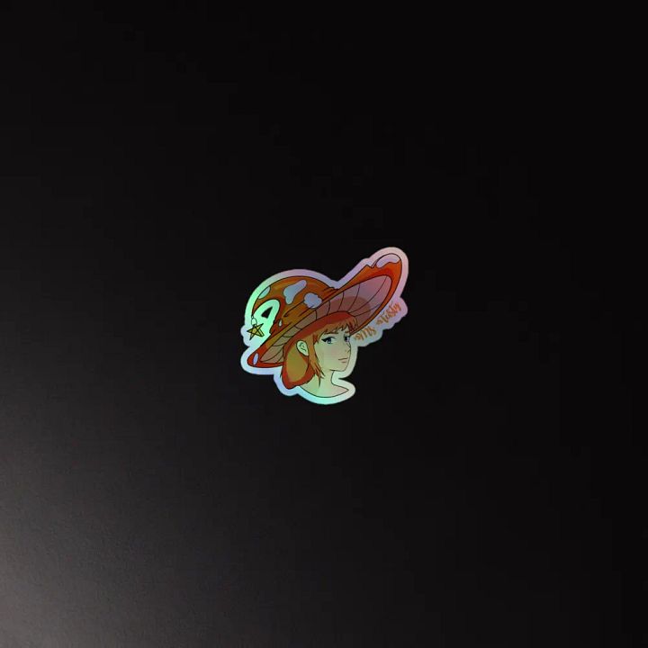 Magic Mushroom Holographic Sticker Sheet product image (2)